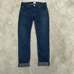 Hudson Bacara crop straight cuff denim jeans Sz 27